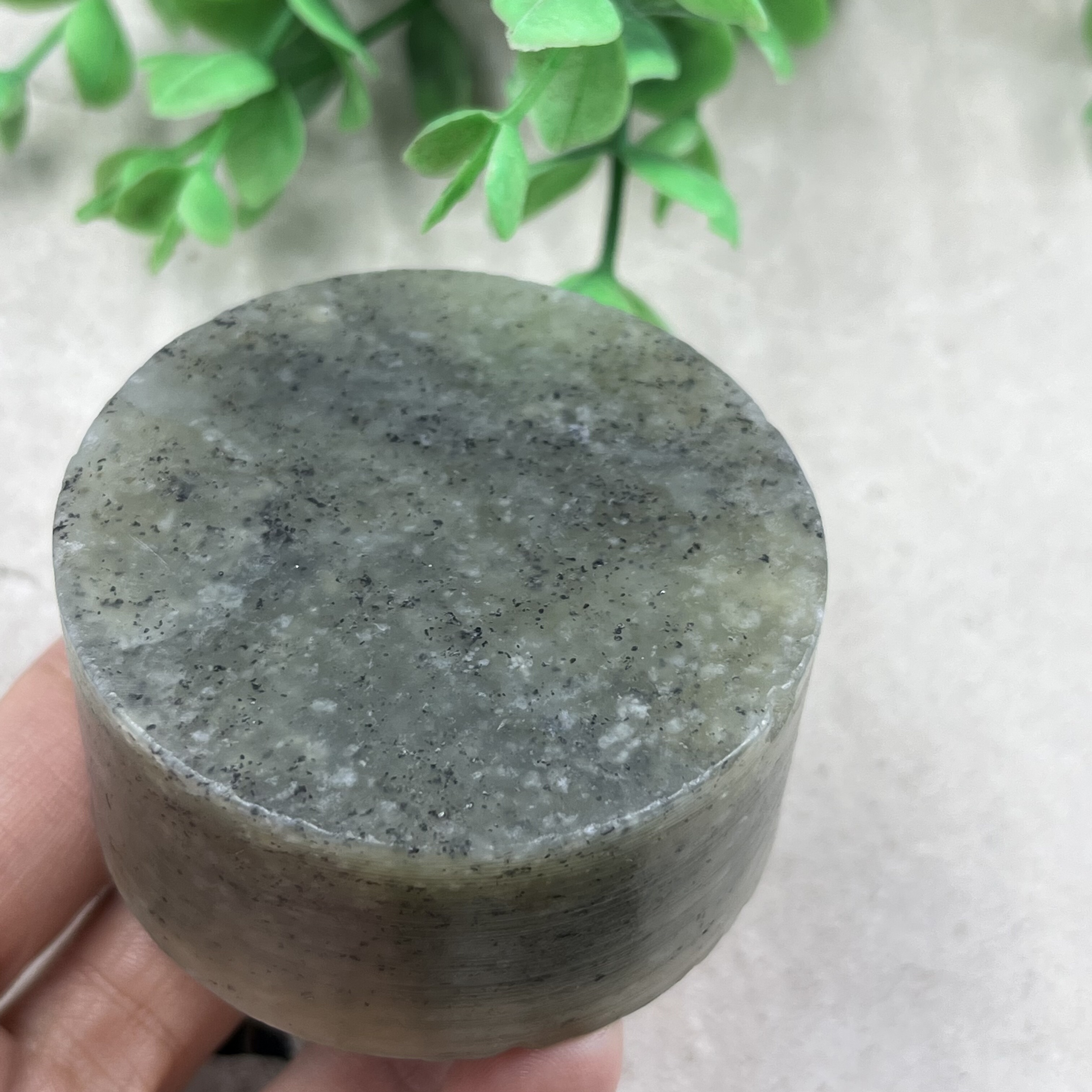 新疆和田玉青花籽料手镯芯边角料圆柱把件玉石料下脚料包邮178克t