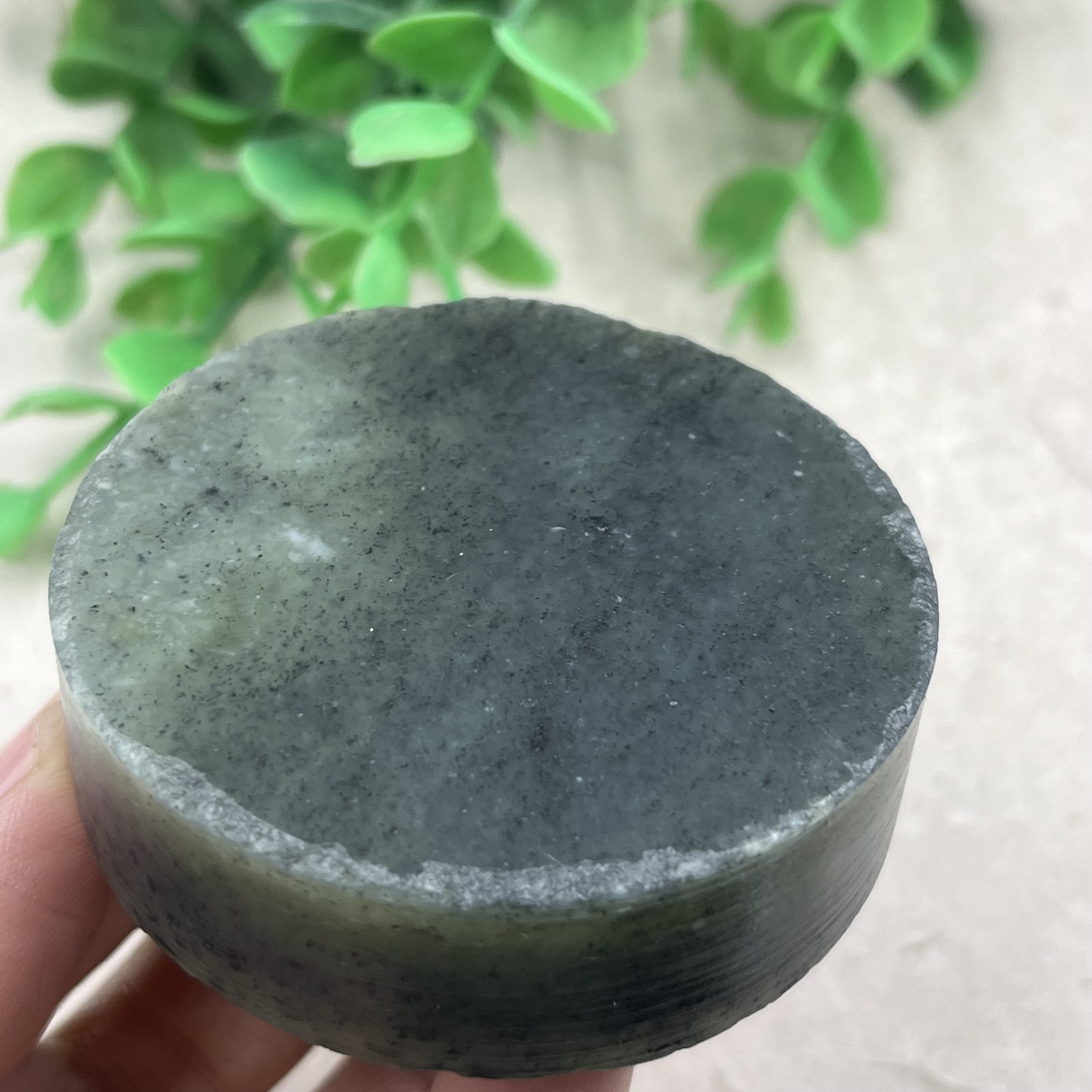 新疆和田玉青花籽手镯芯牌子边角料玉石下脚料DIY扳指包邮114克ta
