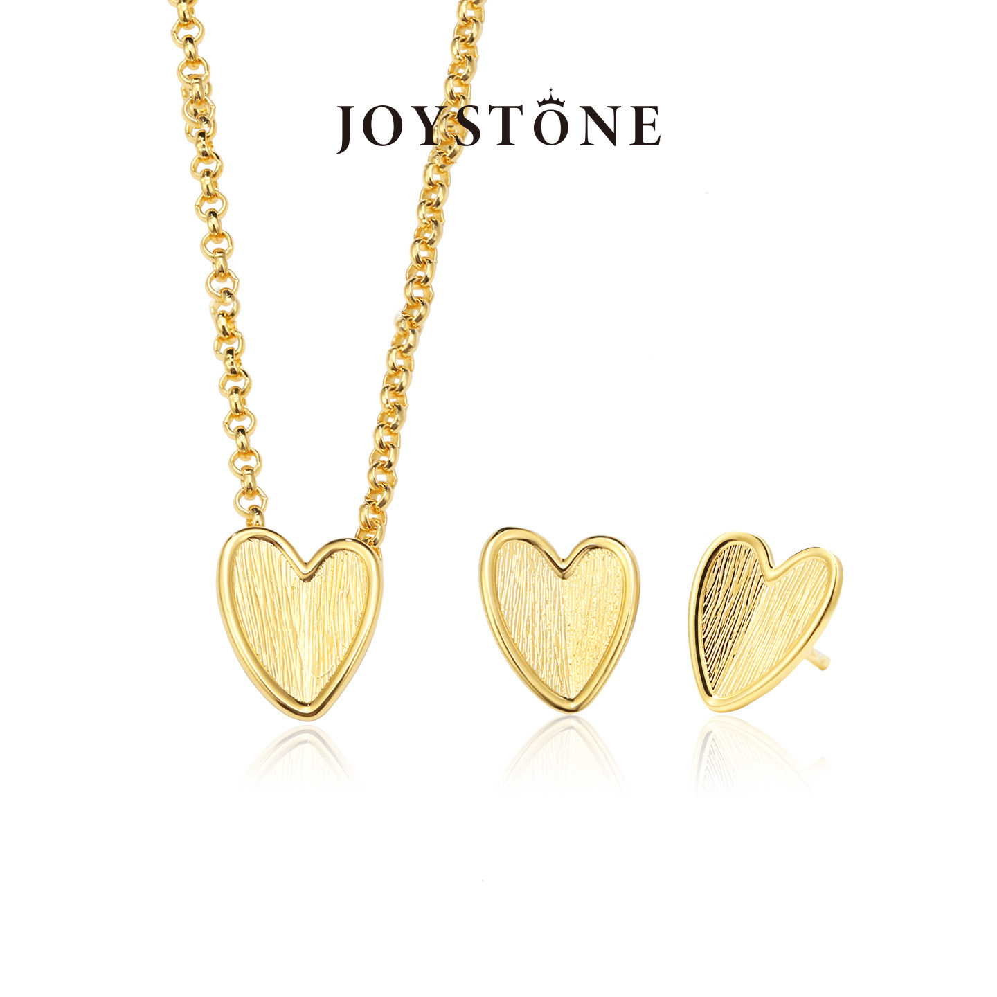 【新年礼物】JOYSTONE 痕迹爱心项链耳钉 新款百搭情侣项链,饰品/流行首饰/时尚饰品新,耳钉,淘宝优惠券,粉丝福利购,淘宝优惠卷