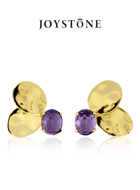 JOYSTONE x Diva 意大利花瓣耳钉女2024年新款耳环优雅复古高级夏