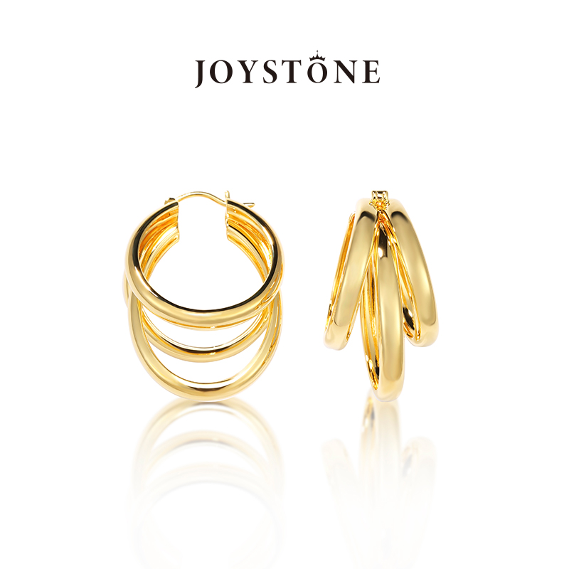 【秦岚花少同款】JOYSTONE缎带耳圈女小众设计高级感时尚气质耳环 饰品/流行首饰/时尚饰品新 耳环 原图主图