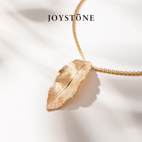 joystone意大利原创设计叶子项链