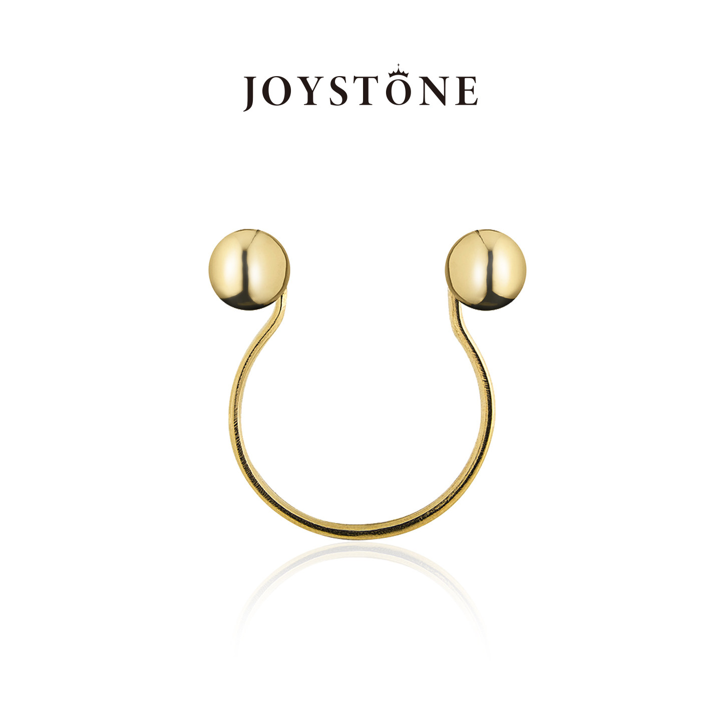JOYSTONE x Diva 意大利月蚀平行戒指女小众设计复古优雅大气指环