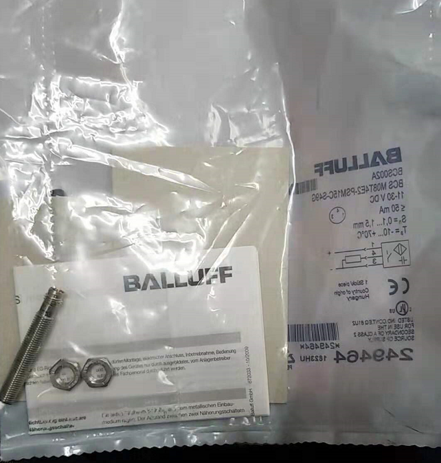 巴鲁夫原装接近开关   BCS002A   BCS M08T4E2-PSM15C-S49G