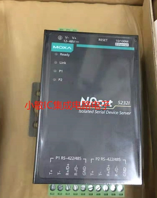 摩莎NPORT5232I 串口服务器带隔离 2口隔离型RS422/485 Nport5232