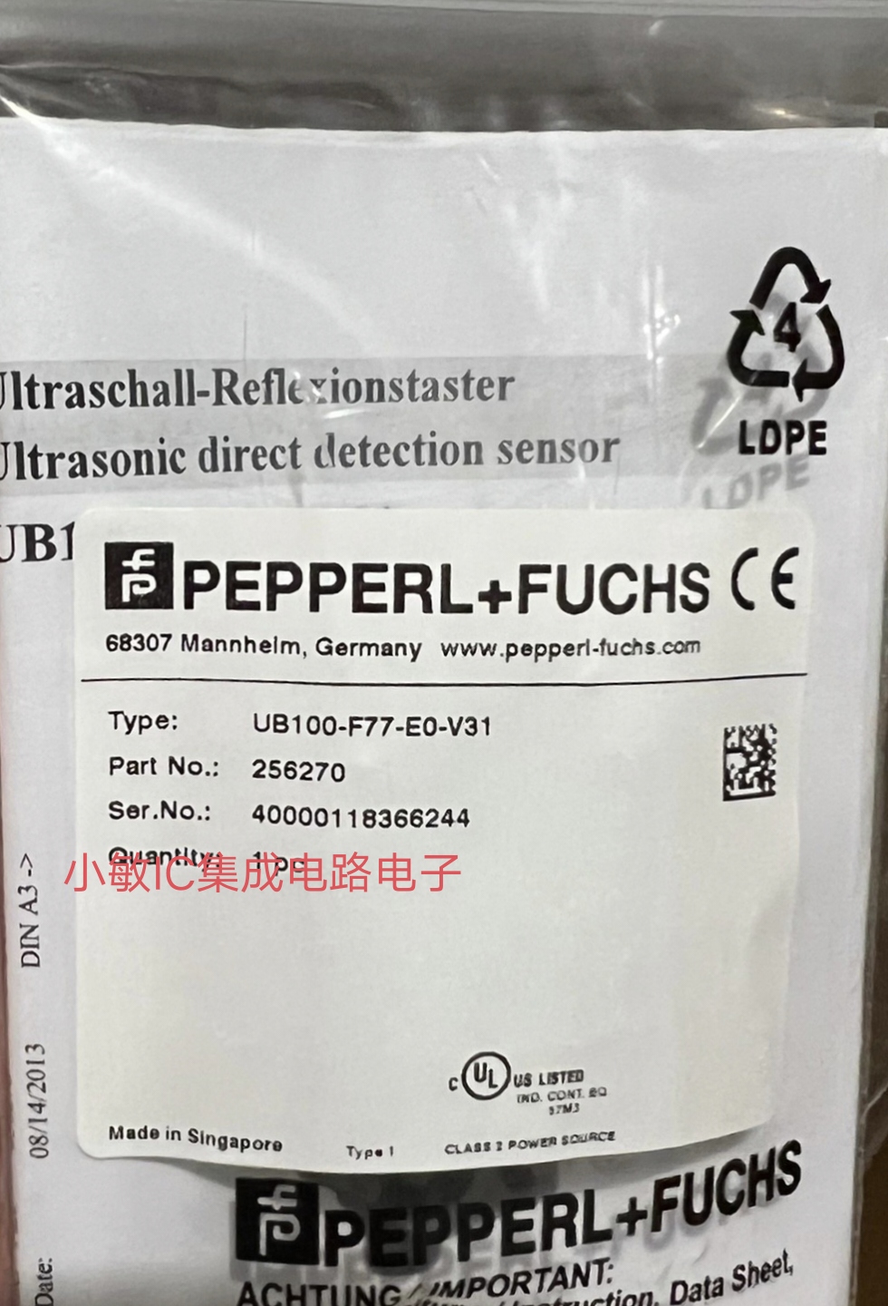 倍加福传感器UBE800-F77-SE2-V31 OBG5000-R100-22P-IO-V31询价