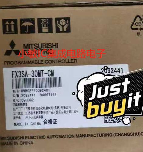 原装三菱PLC FX3SA-10MR-CM/14MR/20MR/30MR/MT议价