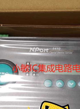 MOXA摩莎 NPort5410CV版 4口 RS232 串口服务器 含电源 串口转网