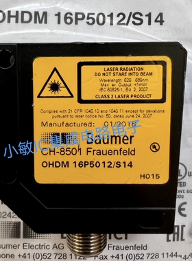 Baumer堡萌激光传感器OHDM 16P5012/S14 OADM 20l5481/S14C询价