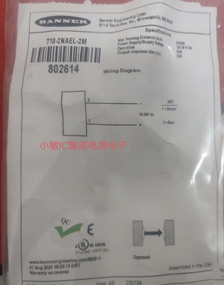 邦纳光电开关T18-2NAEL-2M SME312LPC SR-IM-11A询价