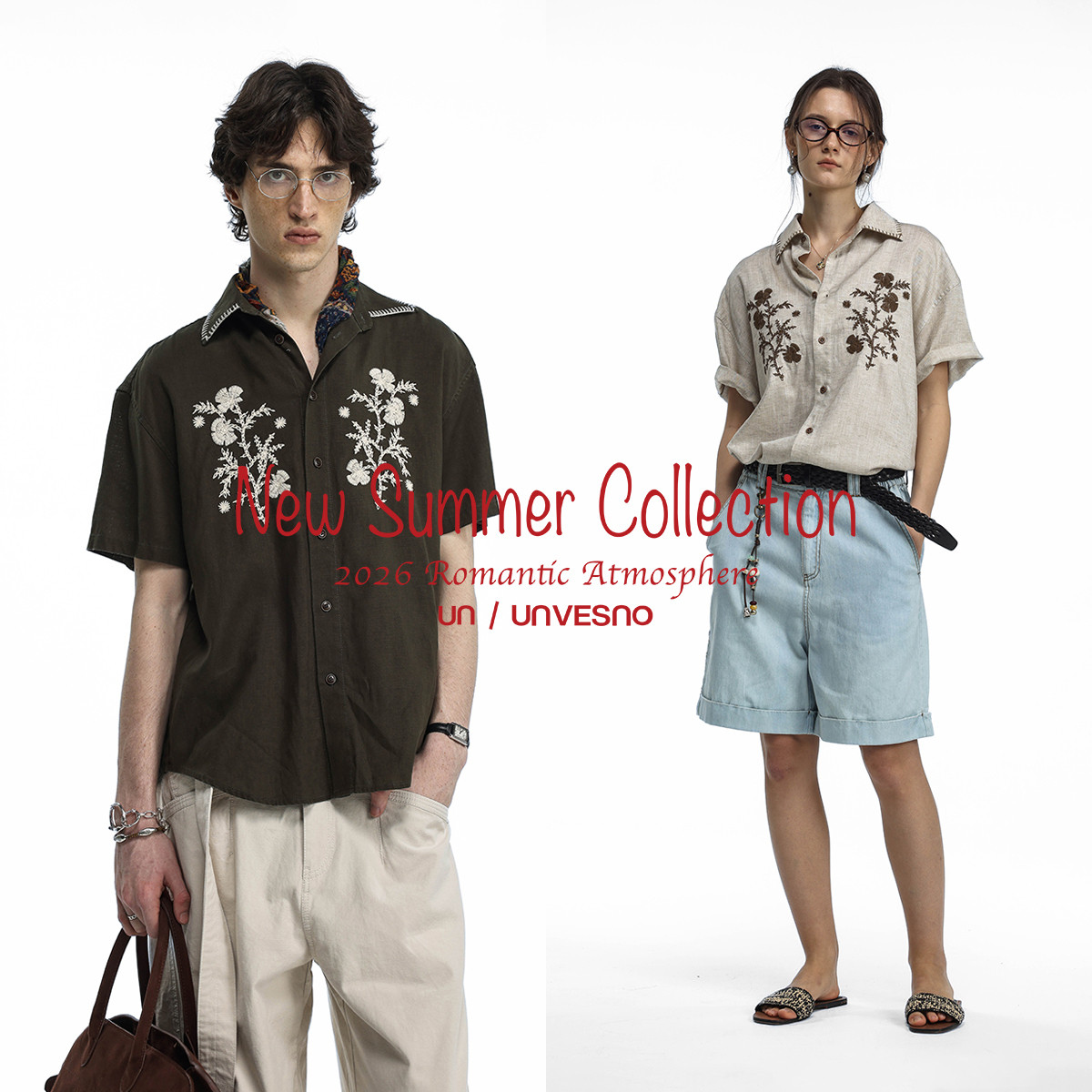 【重工花朵刺绣】Unvesno(UN)Staycation中古亚