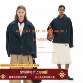 复古老钱风三种可变领型水洗牛仔夹克西装 Unvesno 外套