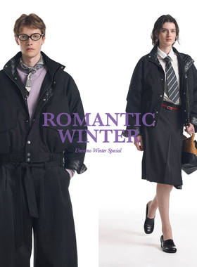 【90白鸭绒】Unvesno(UN)Barnfit 老钱风编织皮领拼接短阔羽绒服