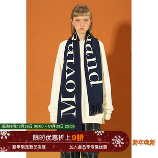 Ed. 双面流苏字母围巾男女保暖Limited Movingisland 限定款