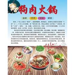 复古香肉狗肉火锅背景墙贴画自粘背胶防水饭店饮食文化个性装饰画