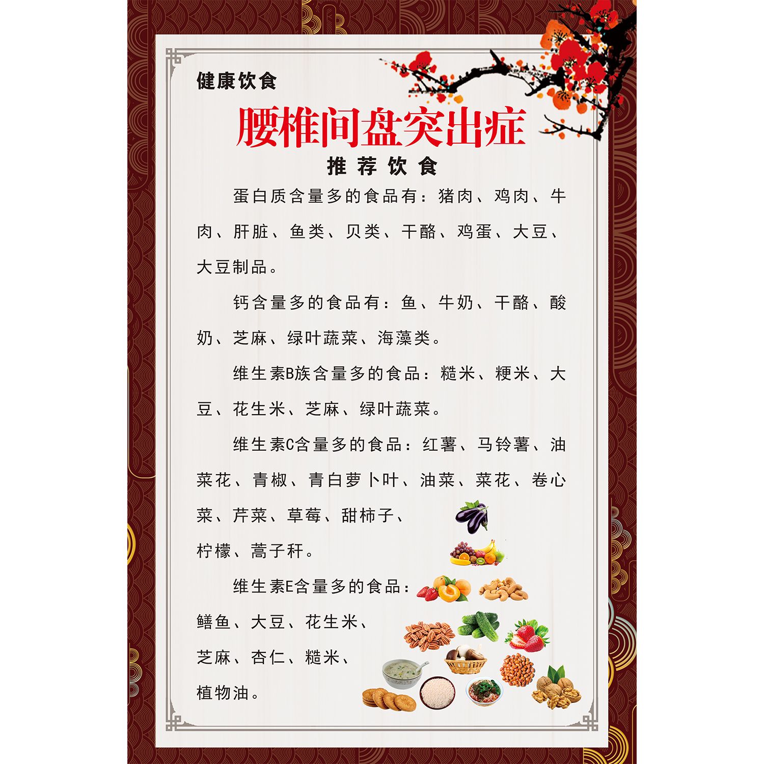 腰间盘突出证正骨挂图腰椎间盘突出颈椎病脊柱相关疾病自粘海报