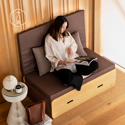 十八纸折叠床双人隐形床伸缩隐藏现代简约家用办公室午休风琴纸床