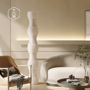 十八纸装饰摆件展会商场橱窗艺术陈列道具布置落地罗马柱高大摆设