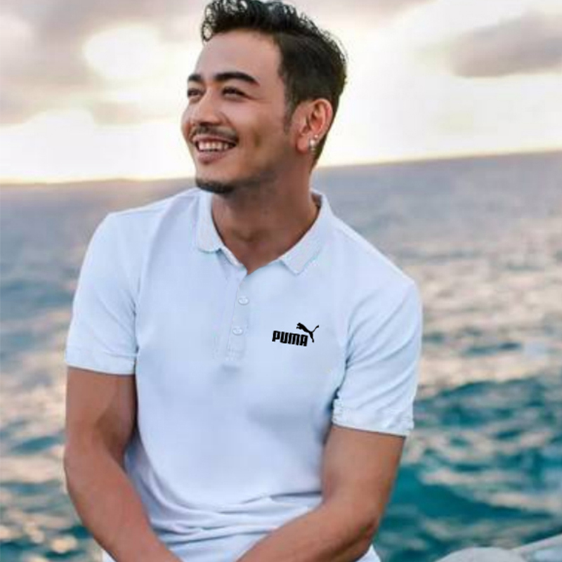 潮牌定制polo衫男士纯棉短袖保罗衫宽松大码翻领t恤情侣装夏港风