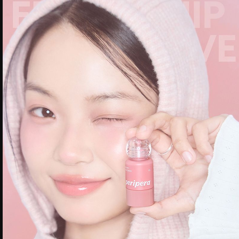 【正品热卖】菲丽菲拉腮红液小奶瓶唇颊两用滴管收缩色膨胀水光