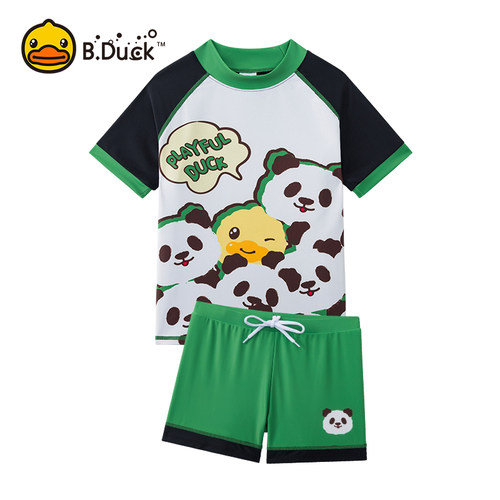 B.Duck男童分体泳衣短袖