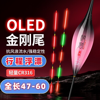 鸽子蛋行程浮漂OLED夜光漂