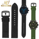 代用天梭1853速驰T116.617A男尼龙帆布手表带等宽手表配件22 22MM