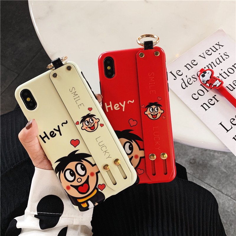 腕带旺仔oppor15手机壳r17硅胶oppok1全包r11s/r11女r15x(非品牌)