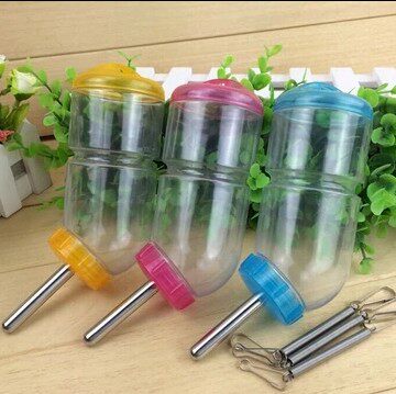 龙猫天竺鼠兔子宠物用品水壶小宠饮水器小动物水壶水瓶250/330ml