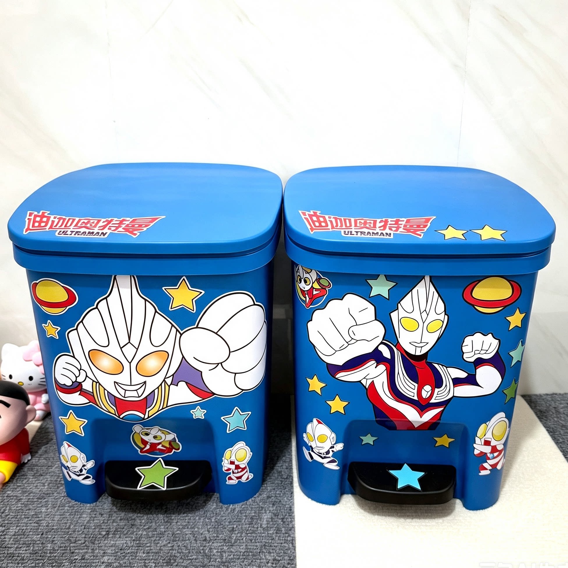 迪迦奥特曼垃圾桶家用客厅