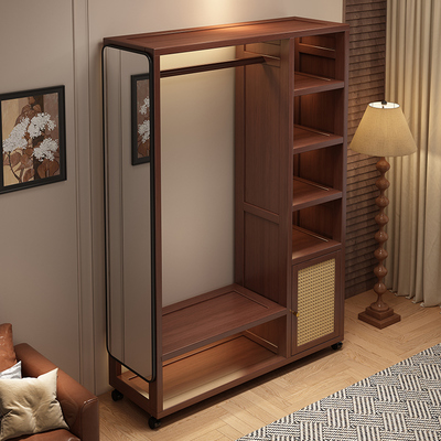 实木衣帽架落地卧室挂衣架