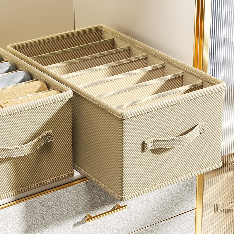 衣柜裤子收纳神器分层衣服收纳箱家用收纳盒整理盒抽屉式储物箱子