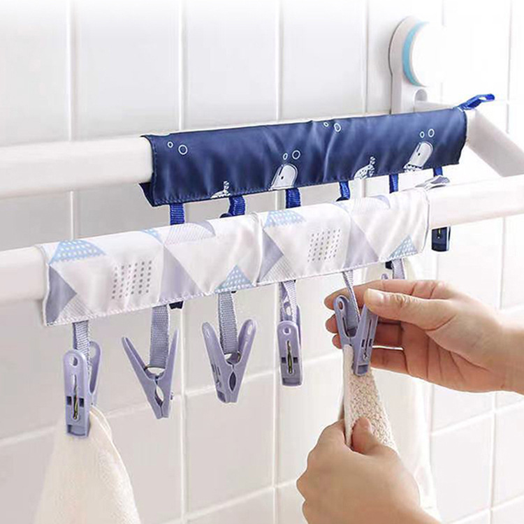 旅行衣架布藝便攜出差專用晾衣架