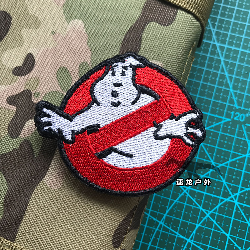 Ghost Busters捉鬼敢死队臂章 刺绣徽章魔术贴章万圣节布贴 运动包/户外包/配件 贴章/魔术贴章 原图主图