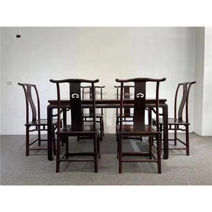 仙游红木家具老挝大红酸枝木茶桌棋牌桌咖啡桌明清古典实木餐桌