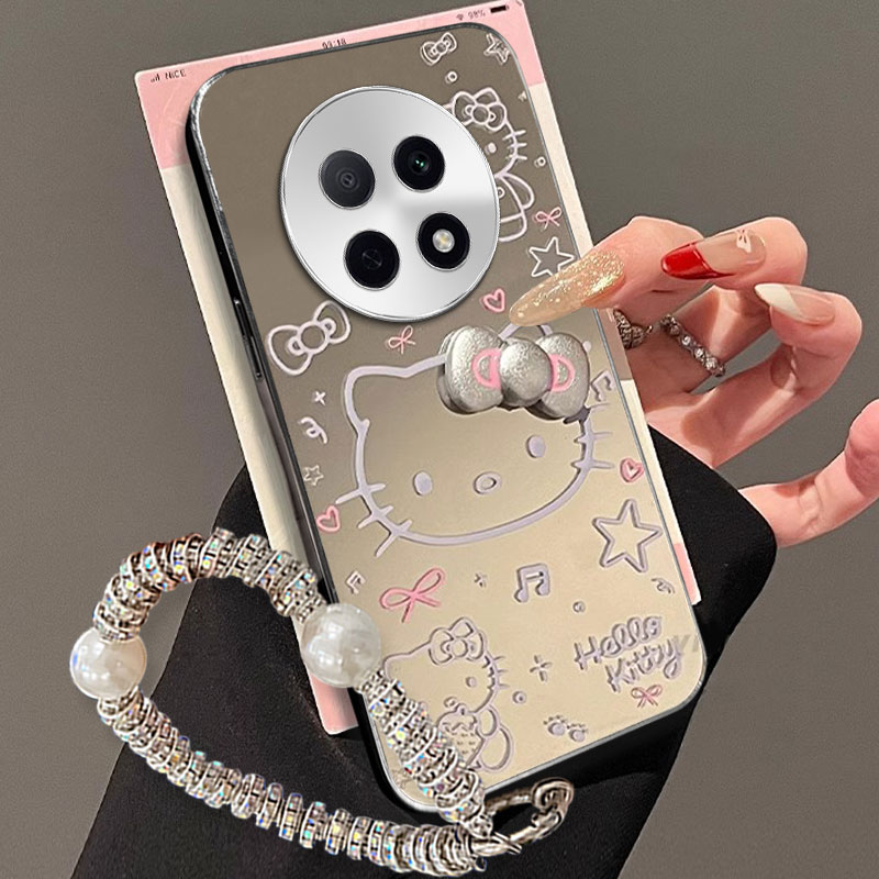 高级感电镀补妆镜  ，方便随时补妆