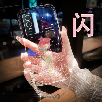 闪星-玫瑰花，订阅店铺收藏宝贝送膜+挂绳