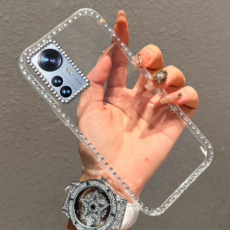高端奢华镶钻手机壳，不掉钻，不发黄
