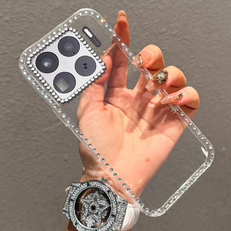 高端奢华镶钻手机壳，不掉钻，不发黄