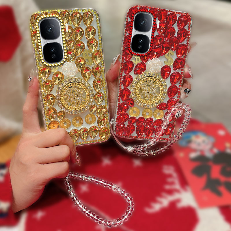 PC硬壳，满钻奢华保护套，不掉钻