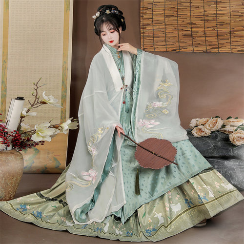 原创汉服明制圆领袍秋冬款