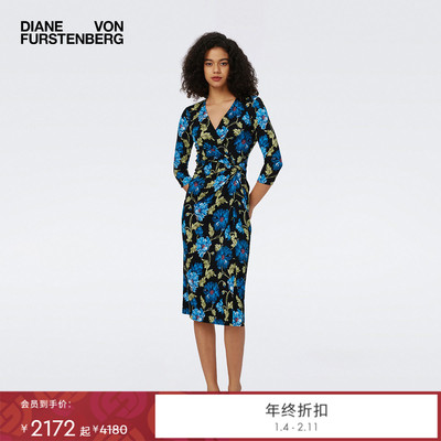 【热销断码】DVF 秋冬复古印花连衣裙精选合辑