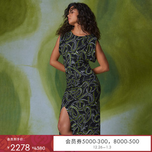 蛇年轻礼服连衣裙DS1S052 DVF度假新中式 博主同款