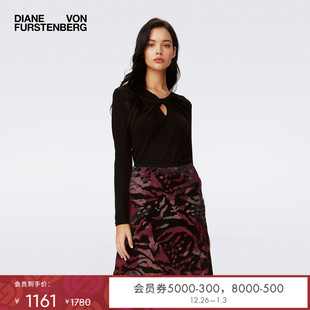 DVF2025新款 上衣BL4S014 金属黑长袖