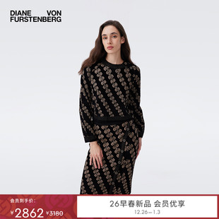 骐骥锁链提花针织套头毛衣WL4T003 2026早春新品 新年限定系列