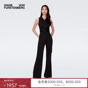 DVFPOLO领纯色曜石黑连体裤 PJ2S009