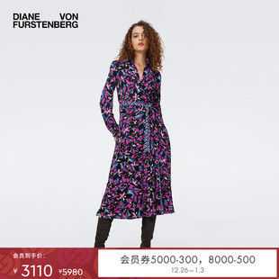 DVF双面印花裹身连衣裙DW3S005 双面穿