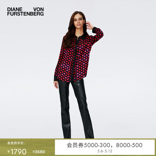 DVFPOLO领衬衫长袖通勤上衣