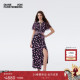 情人节限定 DVF2026春夏新款 波点玫瑰荷叶袖 修身 连衣裙DS1U021