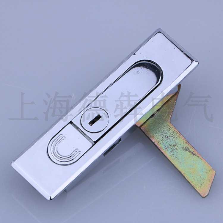 德犇 MS507-1平面锁 配电柜门锁 按钮弹跳锁 工业机柜门锁